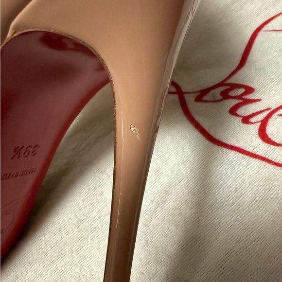 Christian Louboutin Tan Stiletto Heels - Picture 4 of 4